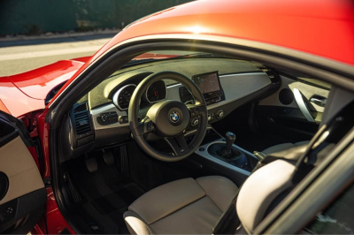 2006 BMW Z4 M Coupe in Imola Red 2 over Light Sepang Bronze Nappa