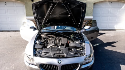 2006 BMW Z4 M Coupe in Silver Gray Metallic over Dark Sepang Brown Nappa
