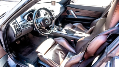 2006 BMW Z4 M Coupe in Silver Gray Metallic over Dark Sepang Brown Nappa