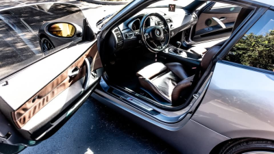 2006 BMW Z4 M Coupe in Silver Gray Metallic over Dark Sepang Brown Nappa