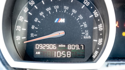 2006 BMW Z4 M Coupe in Silver Gray Metallic over Dark Sepang Brown Nappa