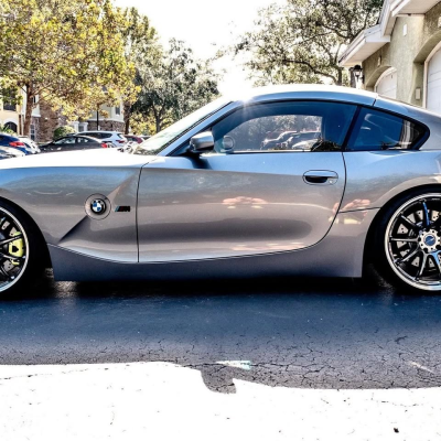 2006 BMW Z4 M Coupe in Silver Gray Metallic over Dark Sepang Brown Nappa