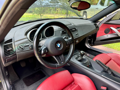 2007 BMW Z4 M Coupe in Black Sapphire Metallic over Imola Red Nappa