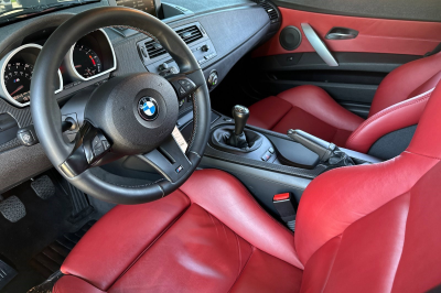 2007 BMW Z4 M Coupe in Imola Red 2 over Imola Red Nappa