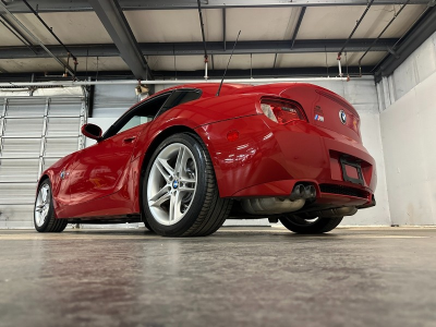 2007 BMW Z4 M Coupe in Imola Red 2 over Imola Red Nappa