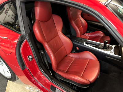 2007 BMW Z4 M Coupe in Imola Red 2 over Imola Red Nappa