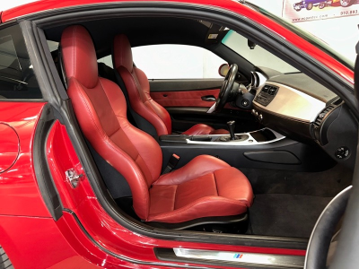 2007 BMW Z4 M Coupe in Imola Red 2 over Imola Red Nappa