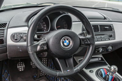 2007 BMW Z4 M Coupe in Silver Gray Metallic over Black Nappa