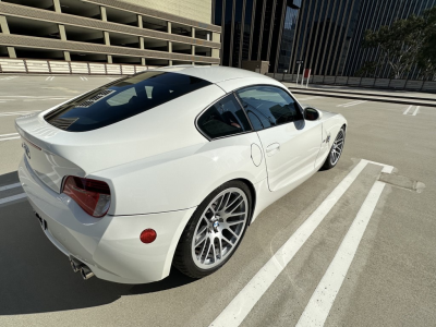 2007 BMW Z4 M Coupe in Alpine White III over Imola Red Nappa