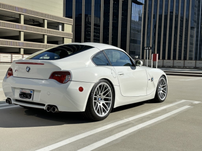 2007 BMW Z4 M Coupe in Alpine White III over Imola Red Nappa