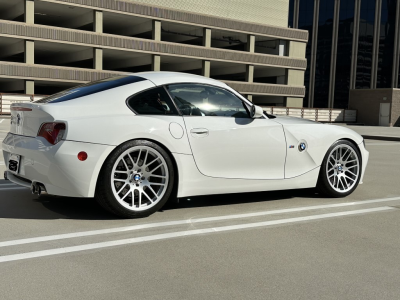 2007 BMW Z4 M Coupe in Alpine White III over Imola Red Nappa