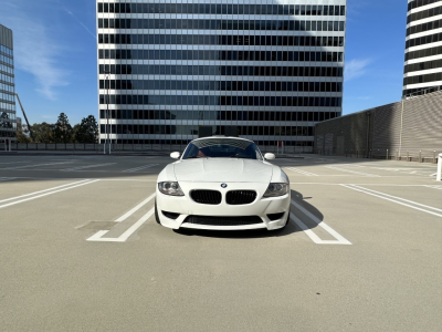 2007 BMW Z4 M Coupe in Alpine White III over Imola Red Nappa