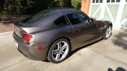 2007 BMW Z4 M Coupe in Sepang Bronze Metallic over Dark Sepang Brown Nappa