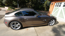 2007 BMW Z4 M Coupe in Sepang Bronze Metallic over Dark Sepang Brown Nappa