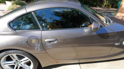 2007 BMW Z4 M Coupe in Sepang Bronze Metallic over Dark Sepang Brown Nappa