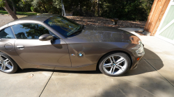 2007 BMW Z4 M Coupe in Sepang Bronze Metallic over Dark Sepang Brown Nappa
