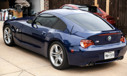 2007 BMW Z4 M Coupe in Interlagos Blue Metallic over Light Sepang Bronze Extended Nappa
