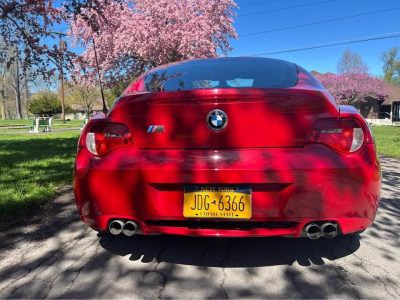 2007 BMW Z4 M Coupe in Imola Red 2 over Black Nappa