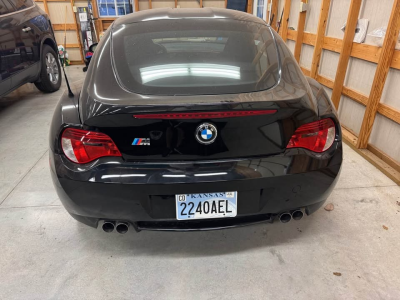 2007 BMW Z4 M Coupe in Black Sapphire Metallic over Imola Red Nappa