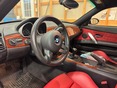 2007 BMW Z4 M Coupe in Black Sapphire Metallic over Imola Red Nappa