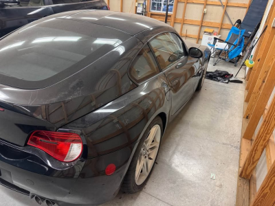 2007 BMW Z4 M Coupe in Black Sapphire Metallic over Imola Red Nappa