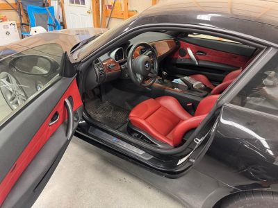2007 BMW Z4 M Coupe in Black Sapphire Metallic over Imola Red Nappa