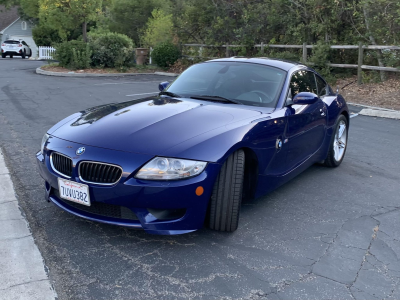 2007 BMW Z4 M Coupe in Interlagos Blue Metallic over Black Extended Nappa