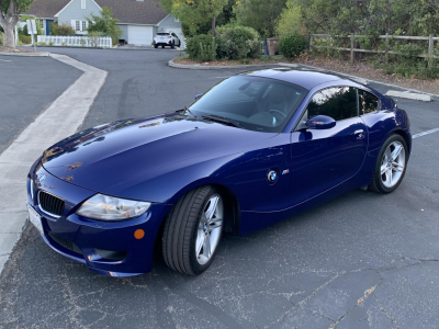 2007 BMW Z4 M Coupe in Interlagos Blue Metallic over Black Extended Nappa
