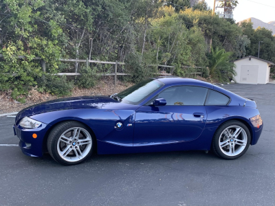 2007 BMW Z4 M Coupe in Interlagos Blue Metallic over Black Extended Nappa