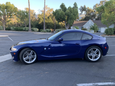 2007 BMW Z4 M Coupe in Interlagos Blue Metallic over Black Extended Nappa