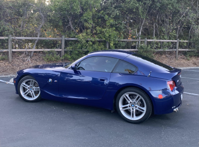 2007 BMW Z4 M Coupe in Interlagos Blue Metallic over Black Extended Nappa