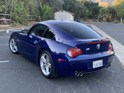 2007 BMW Z4 M Coupe in Interlagos Blue Metallic over Black Extended Nappa
