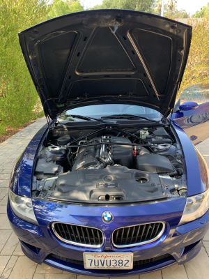 2007 BMW Z4 M Coupe in Interlagos Blue Metallic over Black Extended Nappa