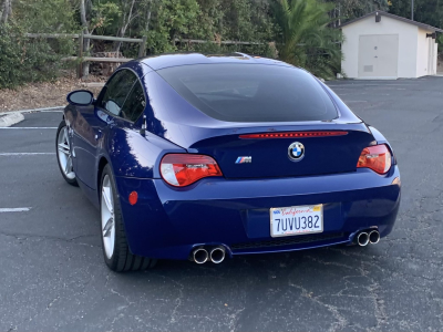2007 BMW Z4 M Coupe in Interlagos Blue Metallic over Black Extended Nappa