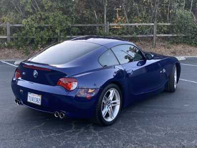 2007 BMW Z4 M Coupe in Interlagos Blue Metallic over Black Extended Nappa