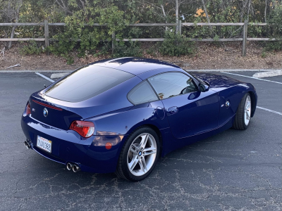 2007 BMW Z4 M Coupe in Interlagos Blue Metallic over Black Extended Nappa