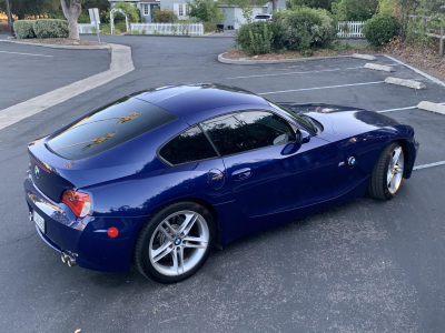 2007 BMW Z4 M Coupe in Interlagos Blue Metallic over Black Extended Nappa