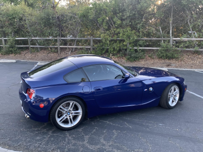 2007 BMW Z4 M Coupe in Interlagos Blue Metallic over Black Extended Nappa