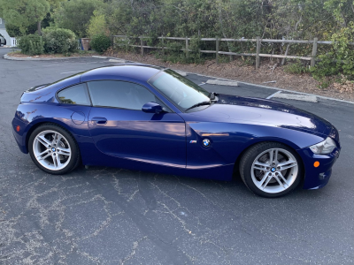 2007 BMW Z4 M Coupe in Interlagos Blue Metallic over Black Extended Nappa