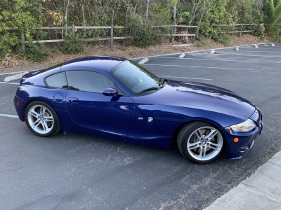 2007 BMW Z4 M Coupe in Interlagos Blue Metallic over Black Extended Nappa