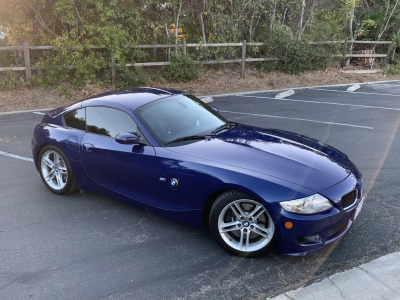 2007 BMW Z4 M Coupe in Interlagos Blue Metallic over Black Extended Nappa