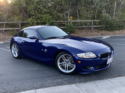 2007 BMW Z4 M Coupe in Interlagos Blue Metallic over Black Extended Nappa