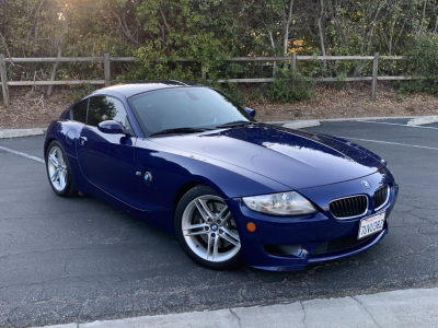 2007 BMW Z4 M Coupe in Interlagos Blue Metallic over Black Extended Nappa