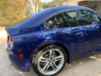 2007 BMW Z4 M Coupe in Interlagos Blue Metallic over Black Extended Nappa