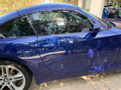 2007 BMW Z4 M Coupe in Interlagos Blue Metallic over Black Extended Nappa