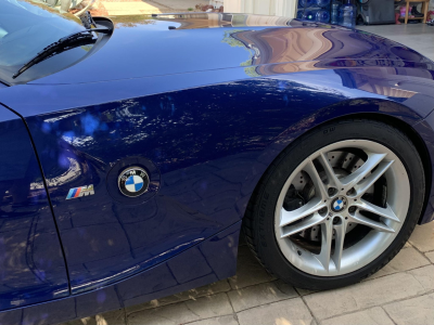 2007 BMW Z4 M Coupe in Interlagos Blue Metallic over Black Extended Nappa