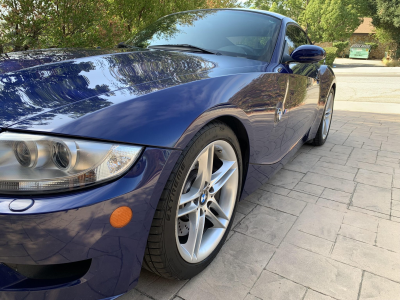 2007 BMW Z4 M Coupe in Interlagos Blue Metallic over Black Extended Nappa