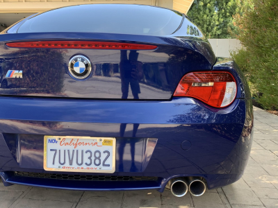 2007 BMW Z4 M Coupe in Interlagos Blue Metallic over Black Extended Nappa