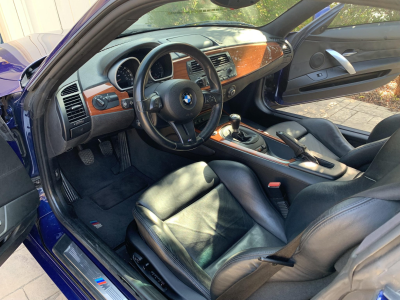 2007 BMW Z4 M Coupe in Interlagos Blue Metallic over Black Extended Nappa