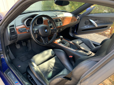 2007 BMW Z4 M Coupe in Interlagos Blue Metallic over Black Extended Nappa
